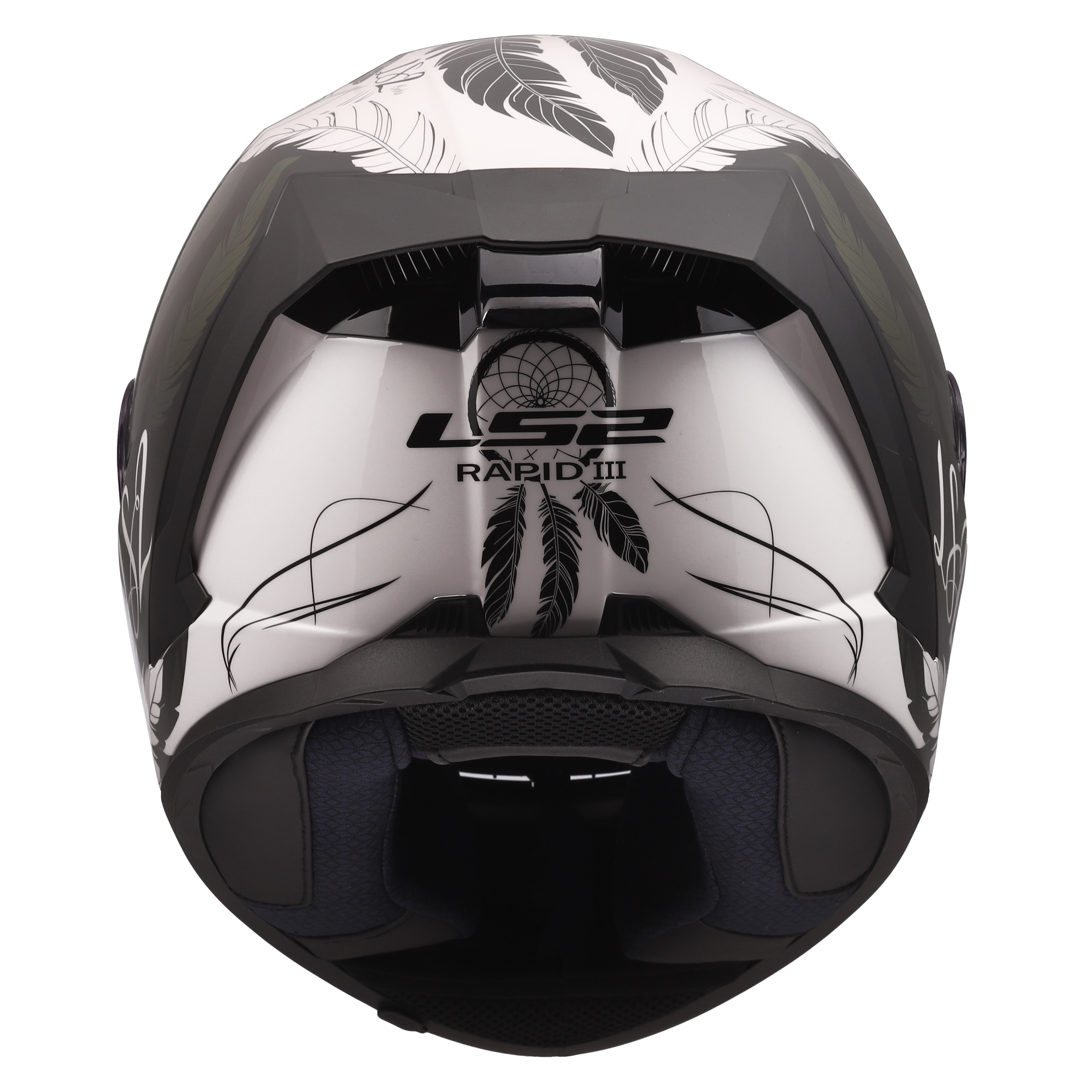 LS2 FF820 RAPID III BOHO WHITE BLACK PINK   16820090 (6)